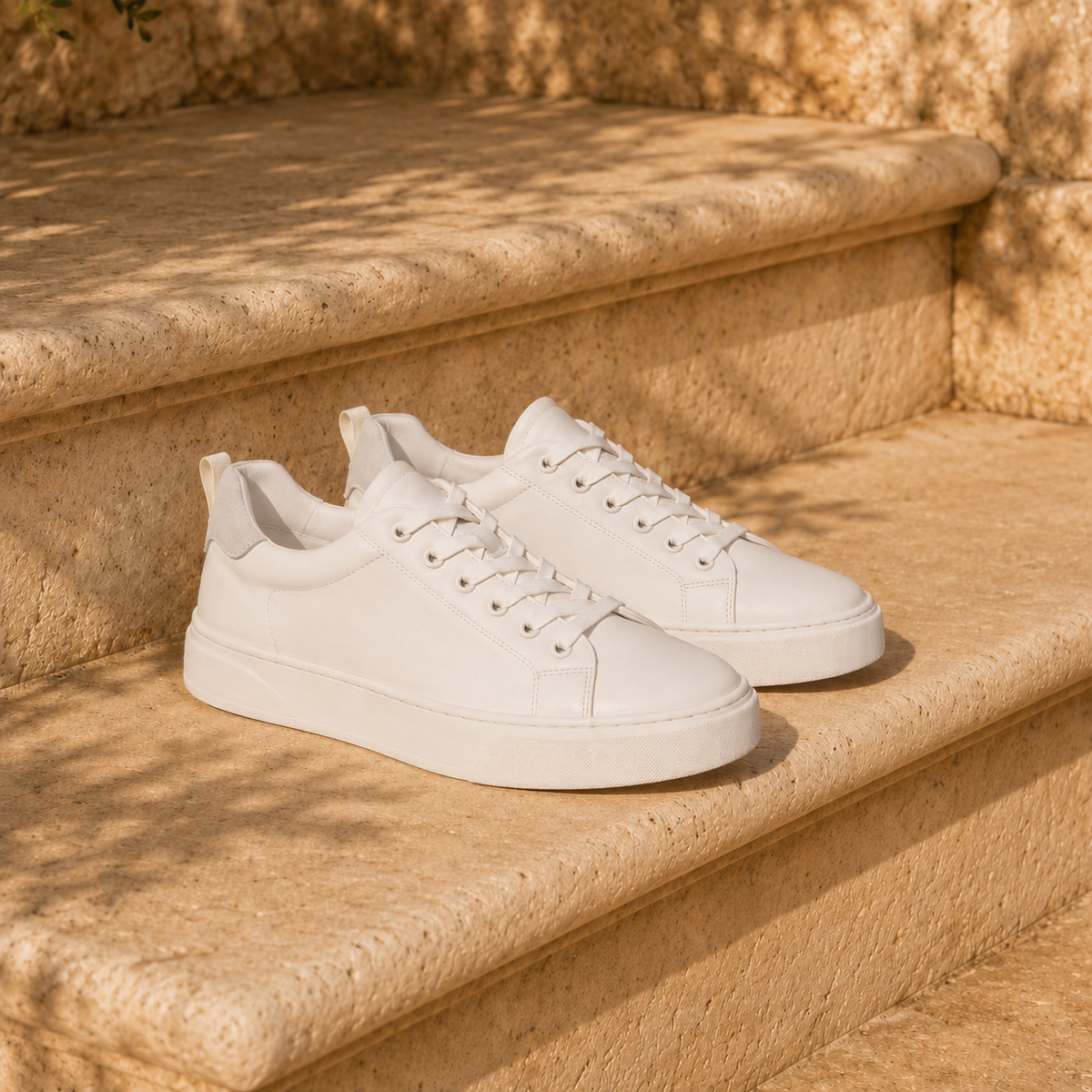 Premium calf leather sneakers