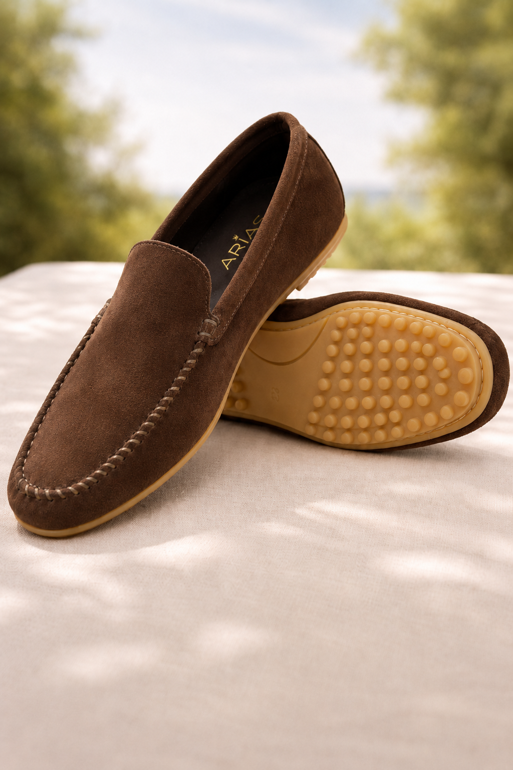O’Brien’s Suede Driver Loafers