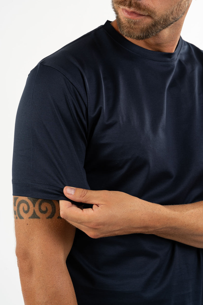 Deep Blue Scottish Fiber T-shirt