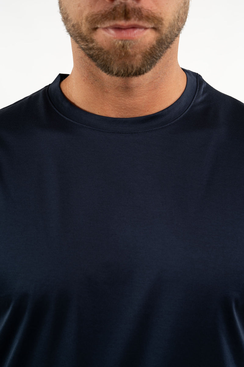 Deep Blue Scottish Fiber T-shirt